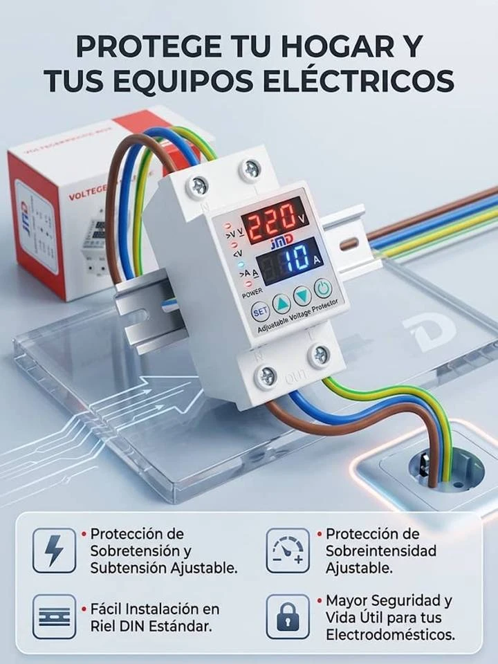 Protector de linea 63a 220v's foto | Villafranca Shop |  BizneCubano