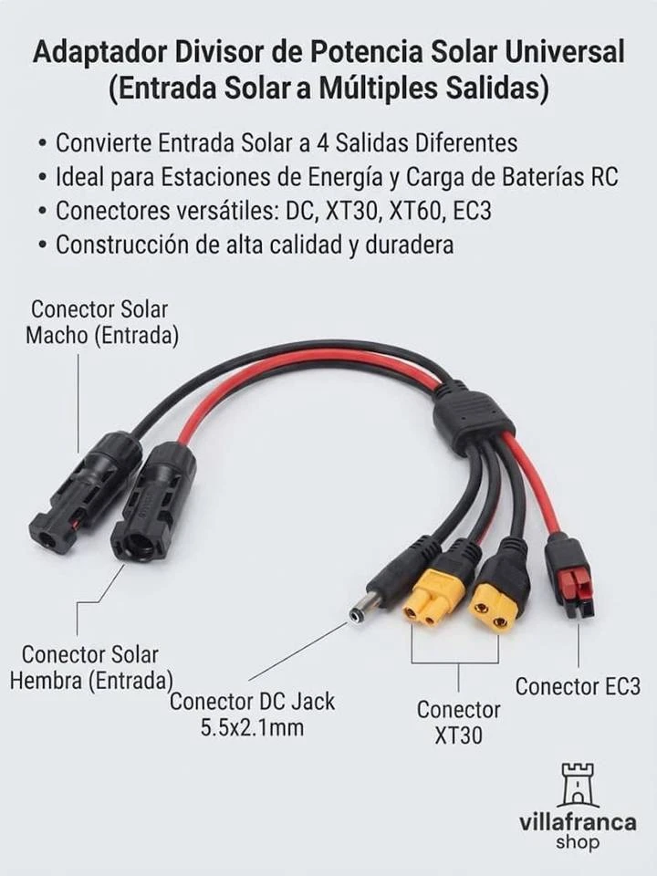 CABLE PULPO A MC4's foto | Villafranca Shop |  BizneCubano