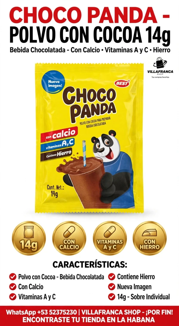 Choco panda 14g's foto | Villafranca Shop |  BizneCubano