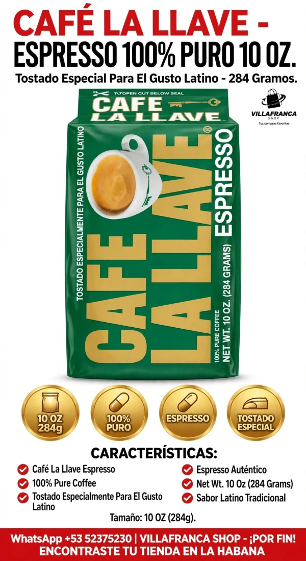 Cafe La Llave 284g's foto | Villafranca Shop |  BizneCubano
