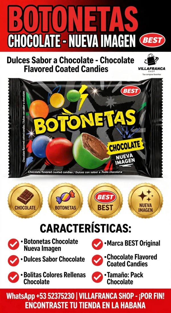 BOTONETAS 9g's foto | Villafranca Shop |  BizneCubano