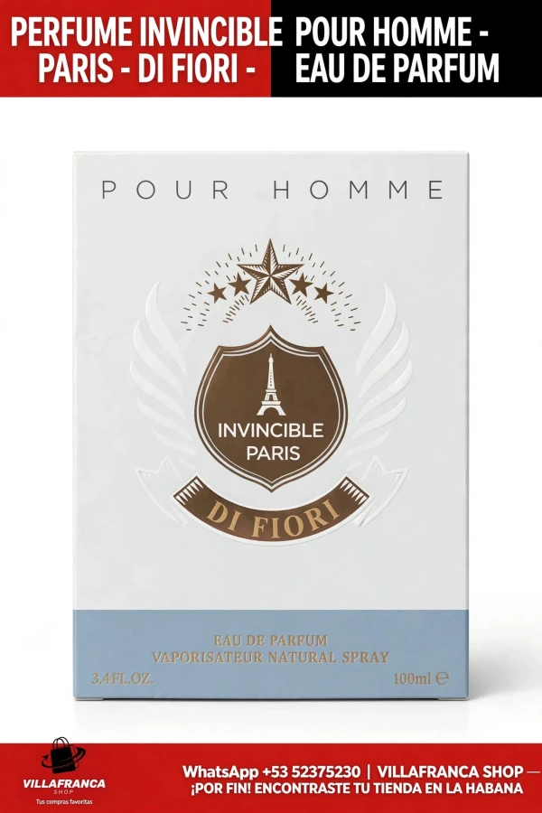 Perfume INVINSIBLE PARIS 100ml  ( original )'s foto | Villafranca Shop |  BizneCubano