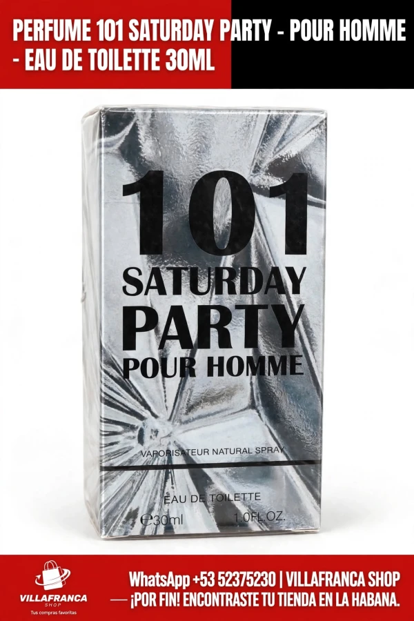 Perfume Hombre 101 Saturday Party 30 ML's foto | Villafranca Shop |  BizneCubano