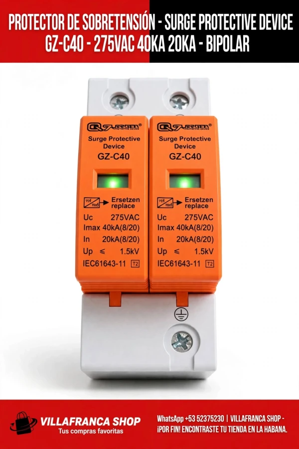 Proteccion Sobretension AC 275V's foto | Villafranca Shop |  BizneCubano