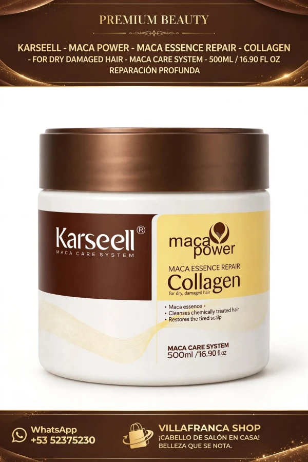 CREMA PARA EL CABELLO KARSEELL 500 ML's foto | Villafranca Shop |  BizneCubano