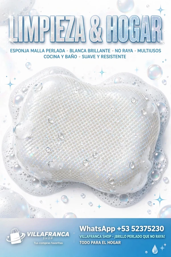Esponja Fregar Blanca perlada's foto | Villafranca Shop |  BizneCubano