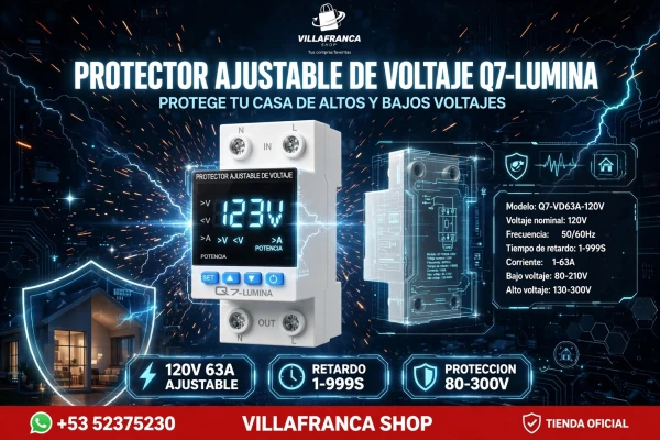 Protector de linea 110v 63a Q7's foto | Villafranca Shop |  BizneCubano