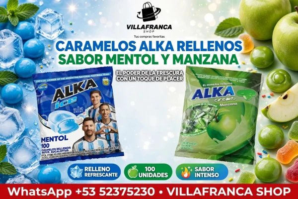 Paquete de Caramelos ALKA 100 u's foto | Villafranca Shop |  BizneCubano