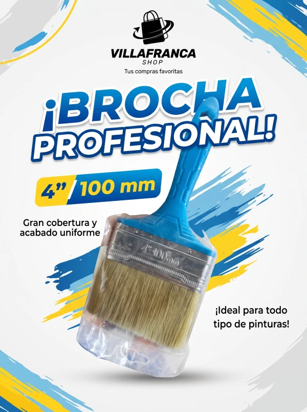 Brocha 4"'s foto | Villafranca Shop |  BizneCubano