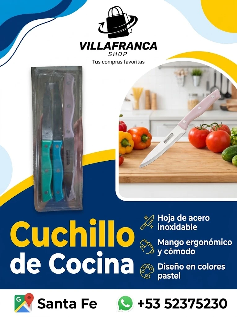 Cuchillo Mediano Cocina's foto | Villafranca Shop |  BizneCubano
