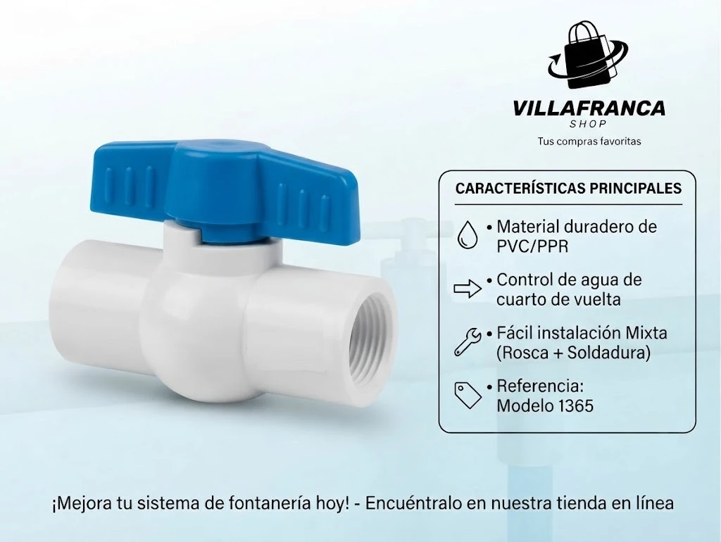 Llave de paso 1/2 pulgada's foto | Villafranca Shop |  BizneCubano