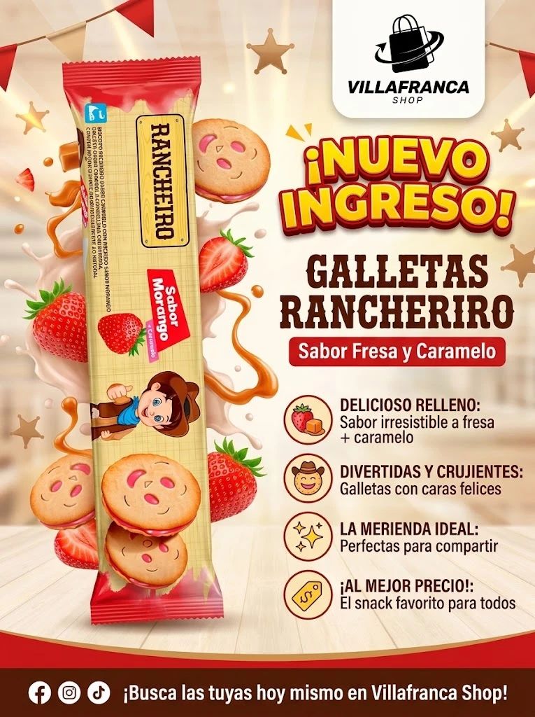 Galletas Rancheiro Fresa's foto | Villafranca Shop |  BizneCubano