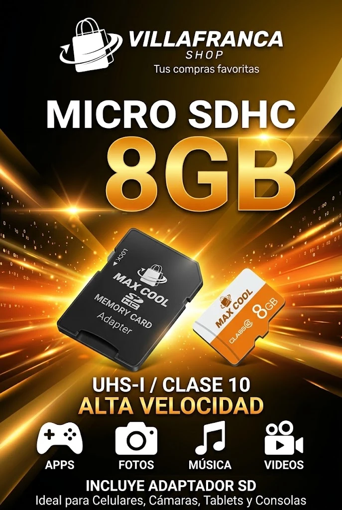 MICRO USB 8 GB's foto | Villafranca Shop |  BizneCubano