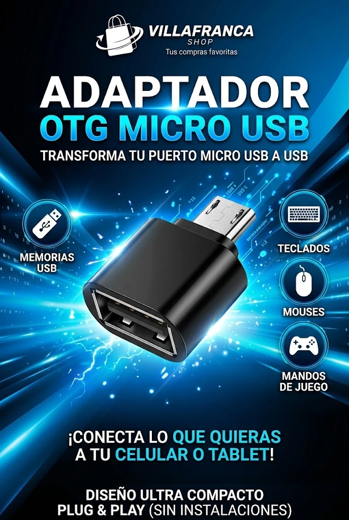 OTG MICRO USB's foto | Villafranca Shop |  BizneCubano