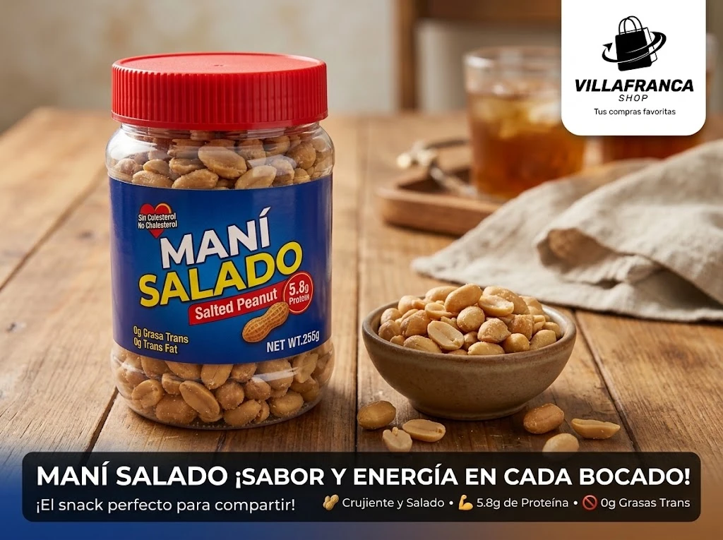 Pote Mani Salado Importado 255g's foto | Villafranca Shop |  BizneCubano