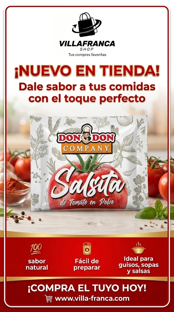 Salsa Rojita en polvo 10g's foto | Villafranca Shop |  BizneCubano