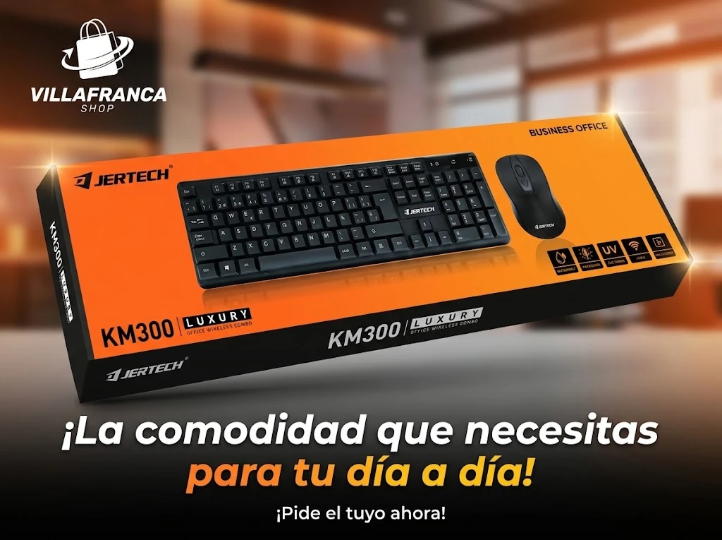 Teclado y Mouse inhalambrico JERTECH's foto | Villafranca Shop |  BizneCubano