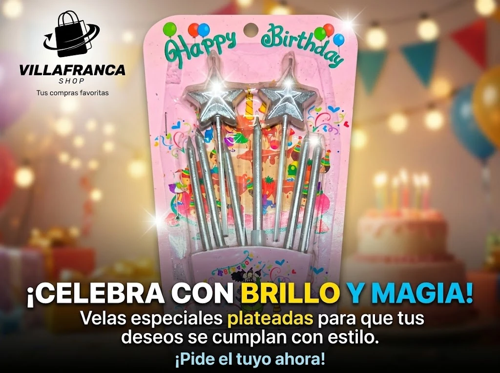Velitas Cumpleaños Estrellita's foto | Villafranca Shop |  BizneCubano