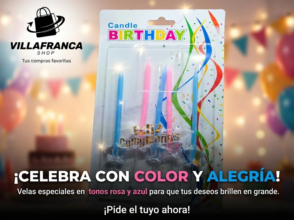 Velitas cumpleaños estrellitas larguitas's foto | Villafranca Shop |  BizneCubano