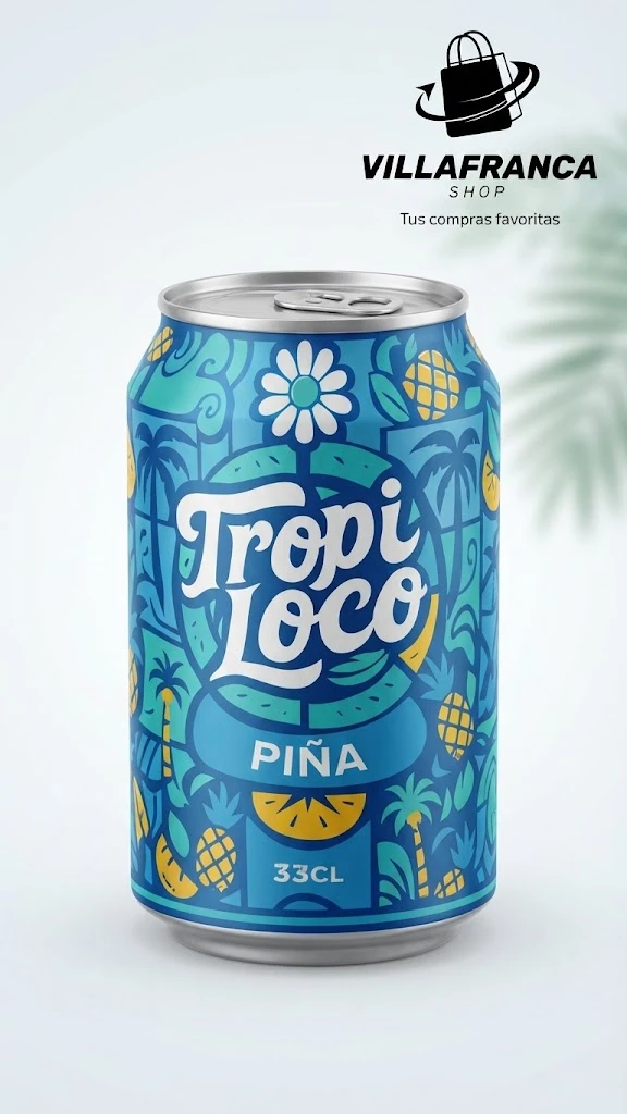 Refresco Tropiloco 330 ml Piñita's foto | Villafranca Shop |  BizneCubano