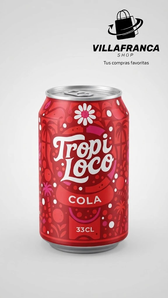 Refresco Tropiloco 330 ml cola's foto | Villafranca Shop |  BizneCubano