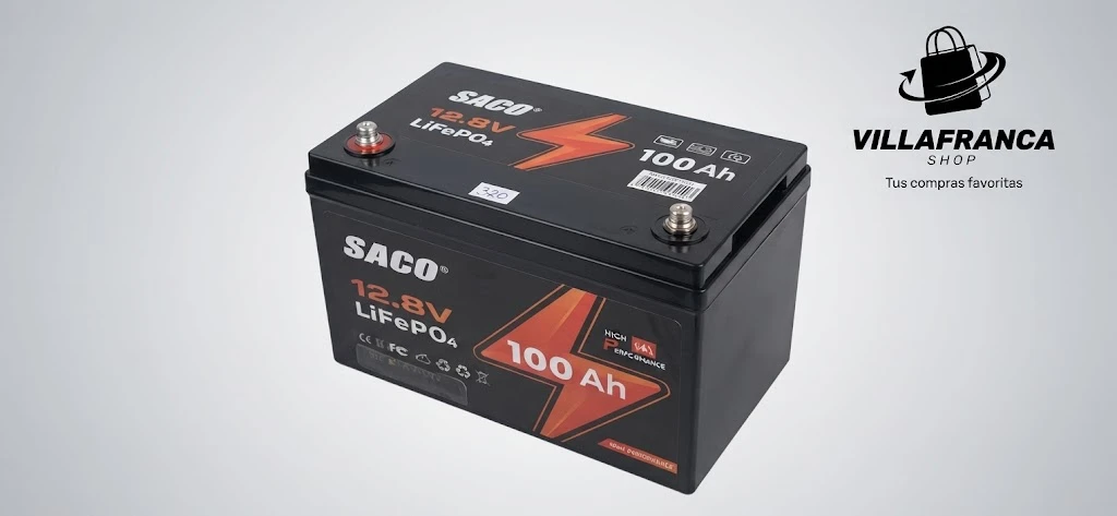 Bateria Lifepo4 12.8V 100A SACO's foto | Villafranca Shop |  BizneCubano