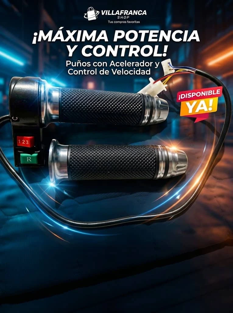 Puño de motos y triciculos eléctricos con botón Retroceso's foto | Villafranca Shop |  BizneCubano