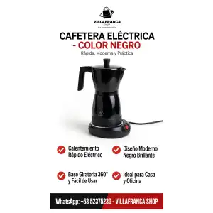 Cafetera electrica 6 tazas miniatura 1